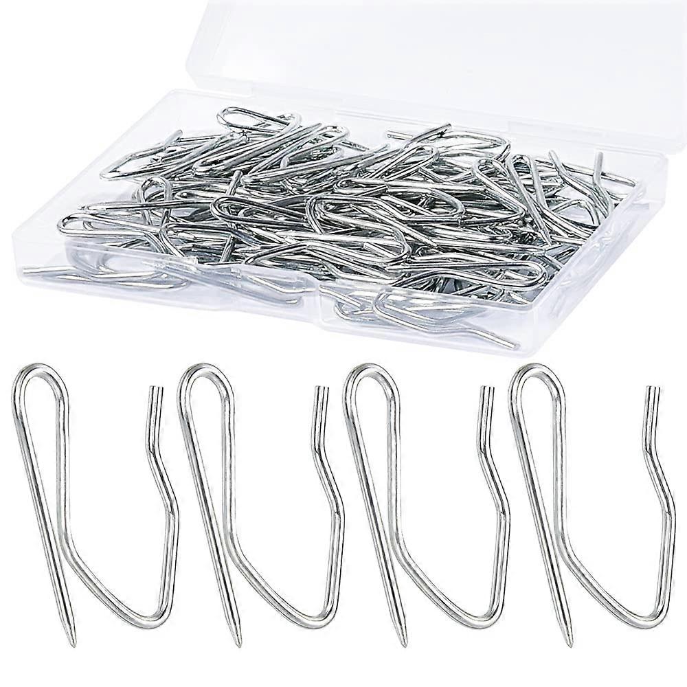 Drapery Hooks, Heavy-Duty, Rustproof Stainless