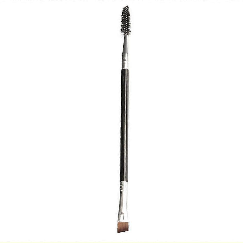 Brosse à sourcils 2 en 1 Double brosse à sourcils Outils de beauté Brosse à cils à tête oblique