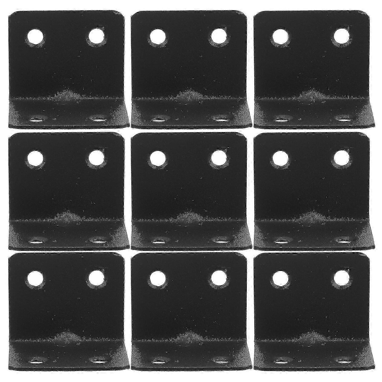 10pcs Shelf Bracket Stainless Steel Corner Bracket Angle Joint Fastener Accessory