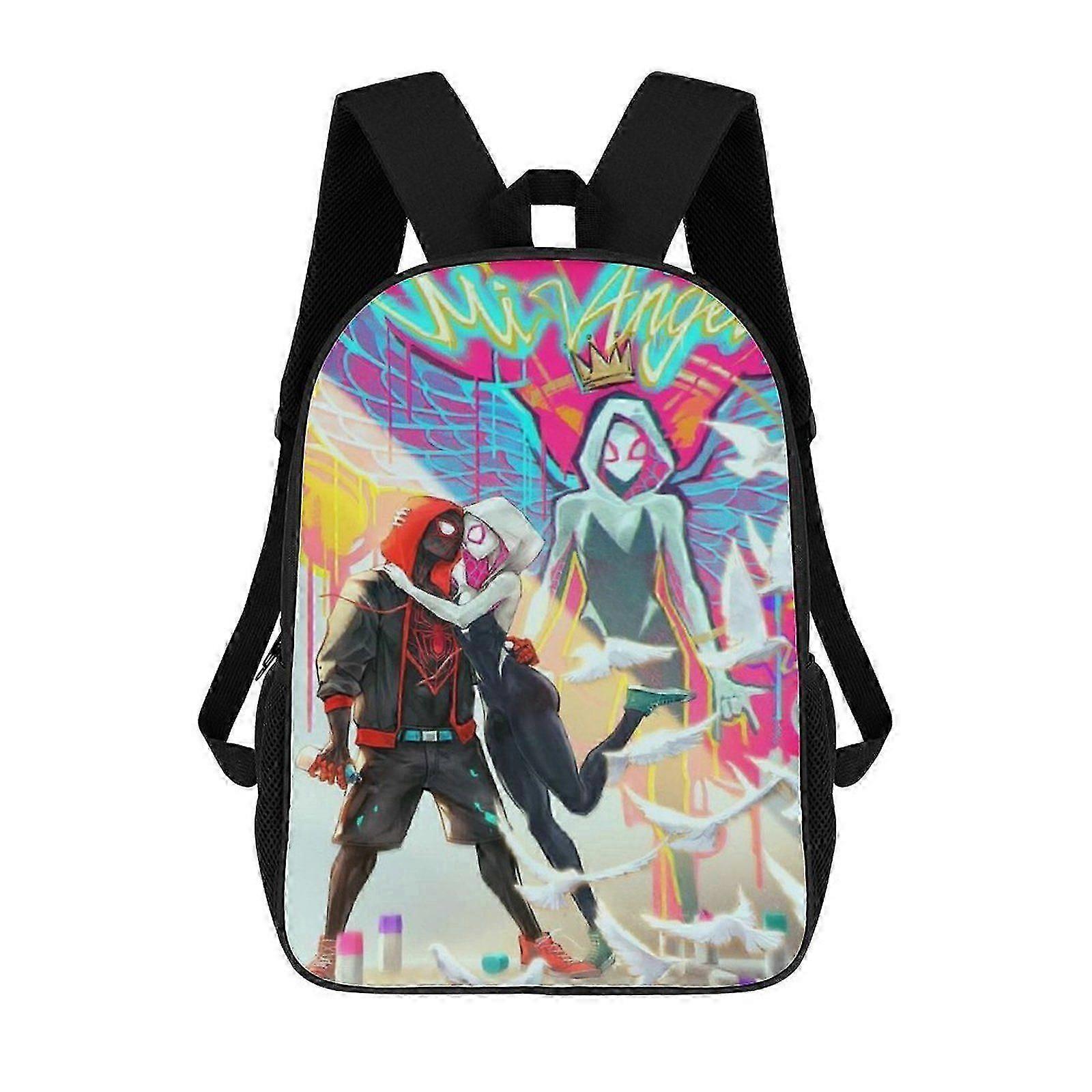 i2288 Miles Morales Backpack Shoulders DaypackBag Work Travel Classic Unisex Backpack kli2288
