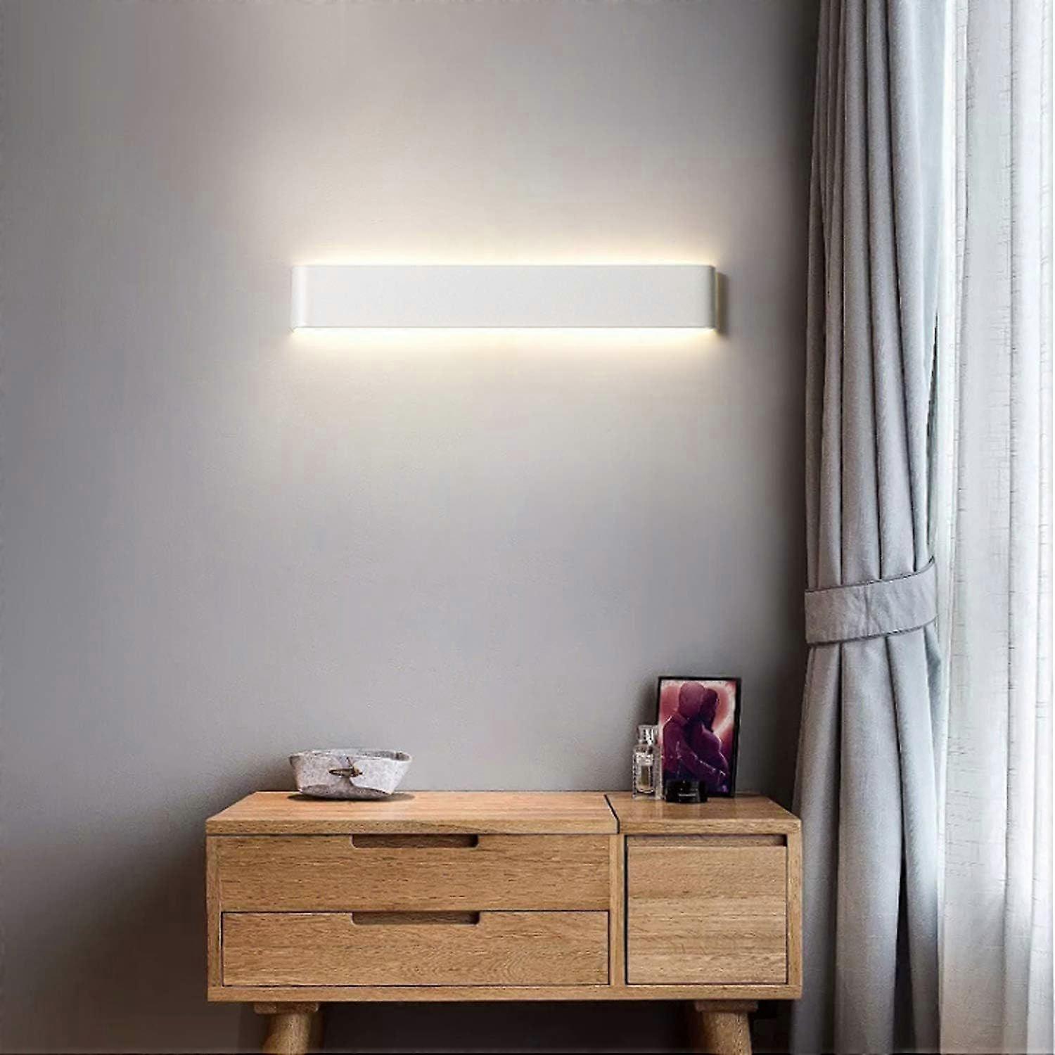 Long strip LED wall light white warm white light (14w/41cm) 2pcs