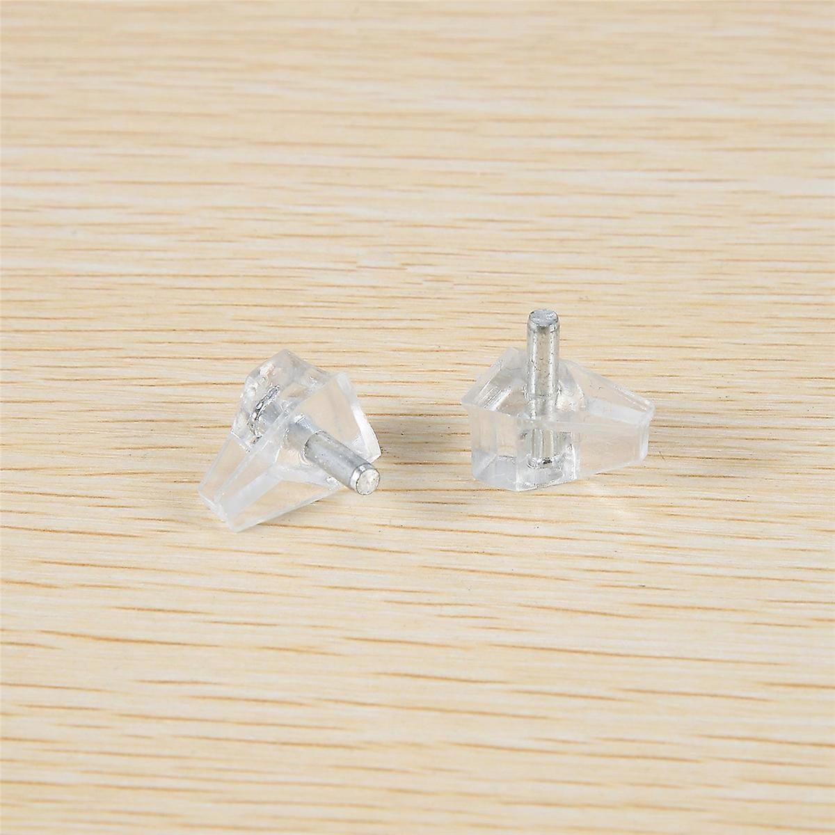 50 Pcs 3 mm Shelf Pins Clear Support Pegs for Kitchen Furniture