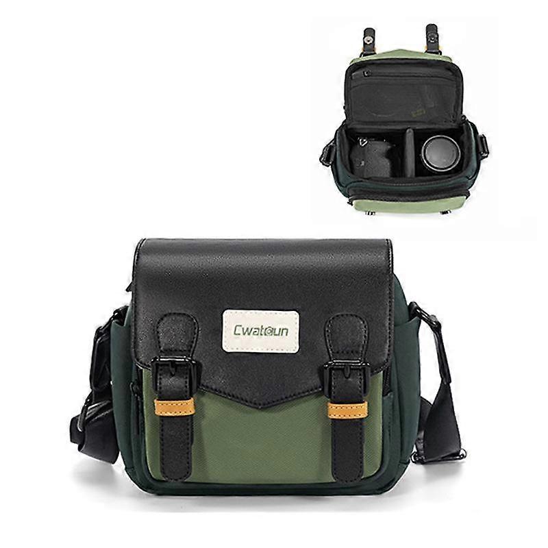 Shoulder Camera Bag Multi-functional Casual Color Clash Lightweight Storage Bag