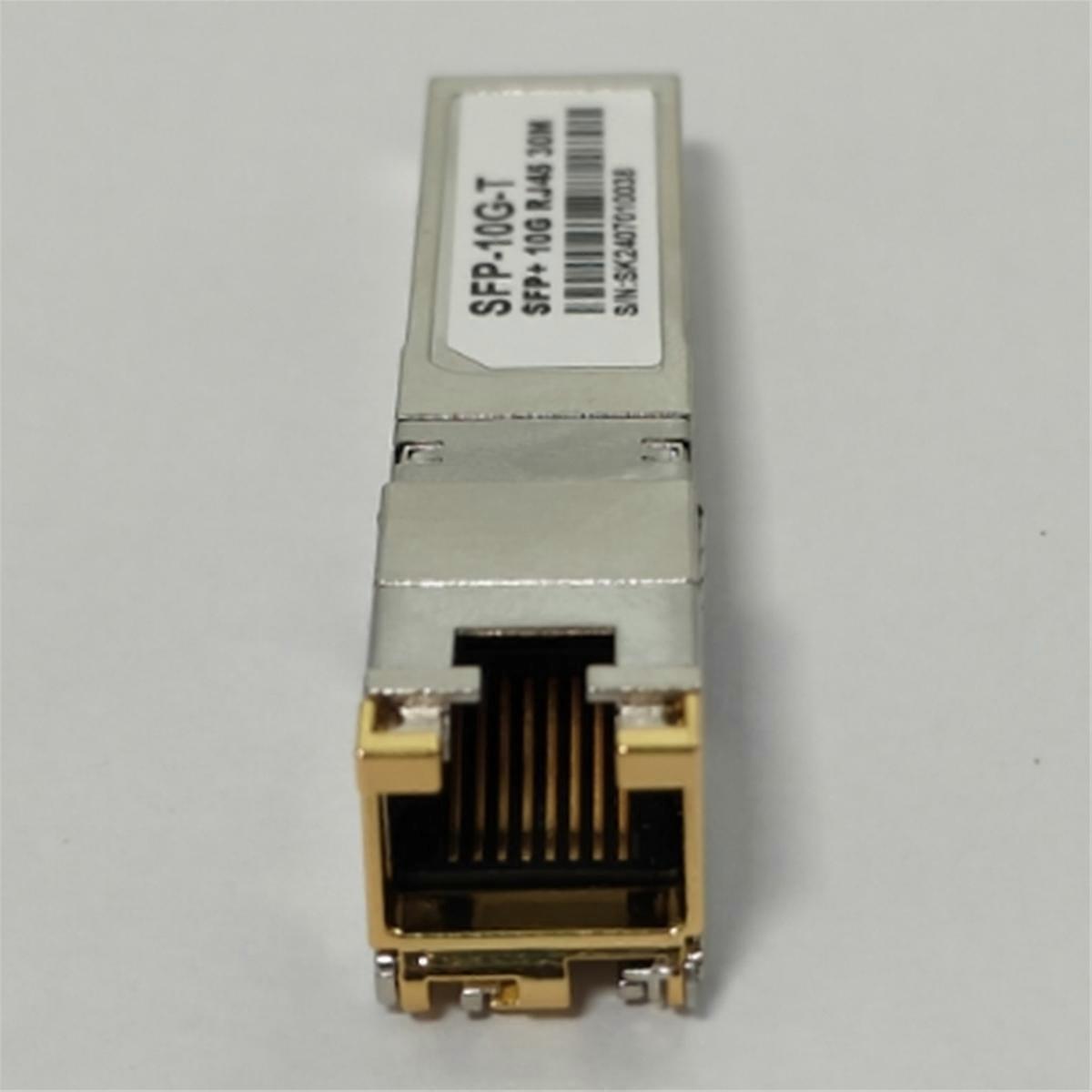 10G SFP + to Rj45 30m Self-Adaption 10G/5G/2.5G Optical Module