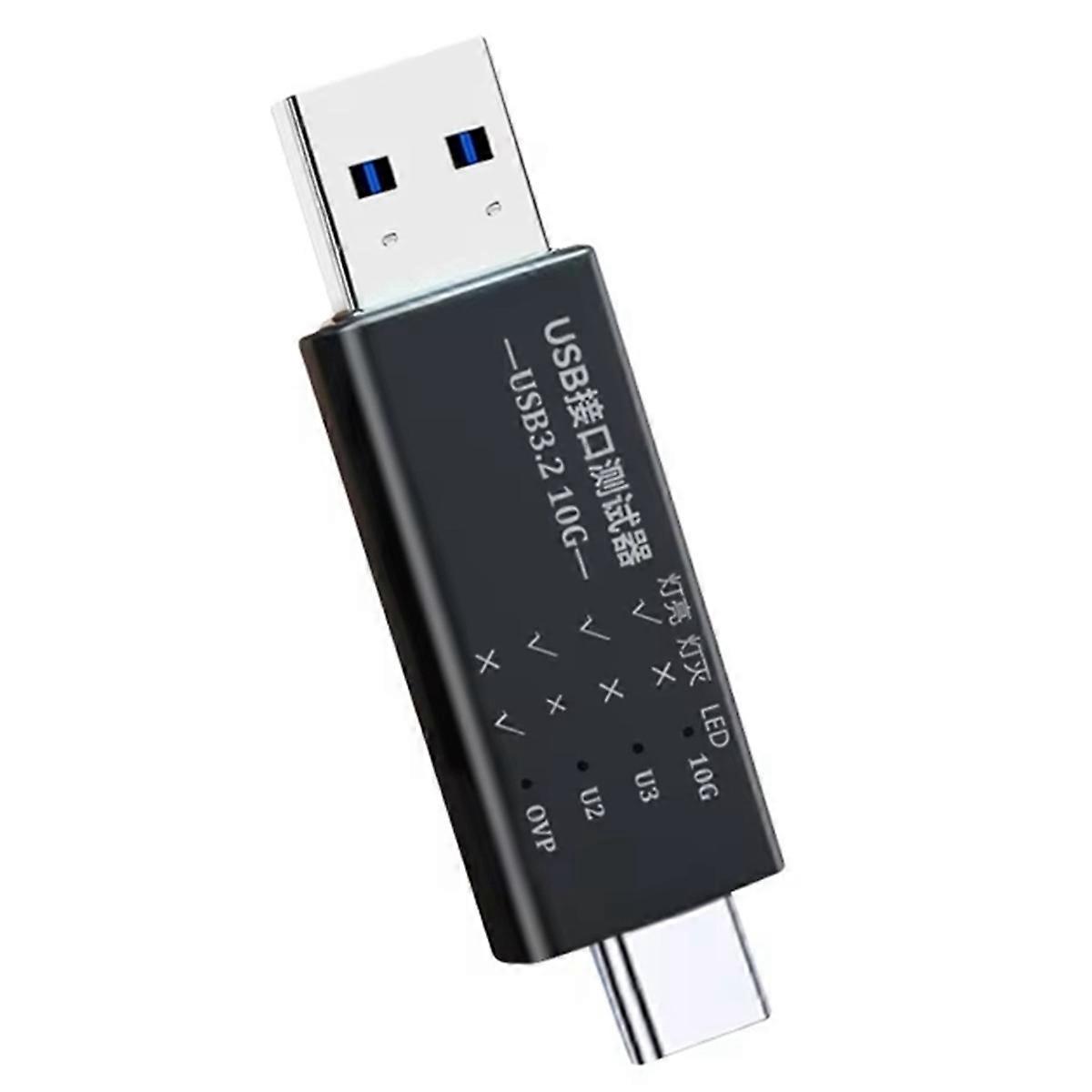 Tester interfejsu USB3.2 10 Gb / s Test kontroli jakości HUB Stacja dokująca Type-C Funkcja portu USB Szybki test napięcia Test bezpłatny sterownik