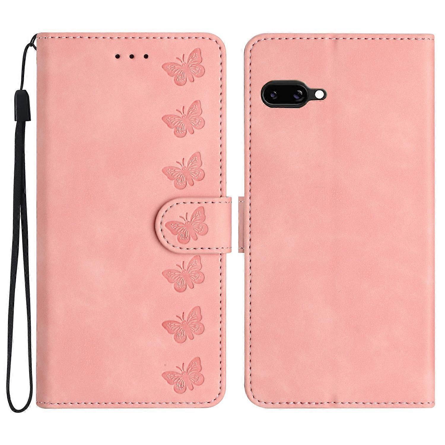 Seven Butterflies Embossed PU Case For Google Pixel 9a