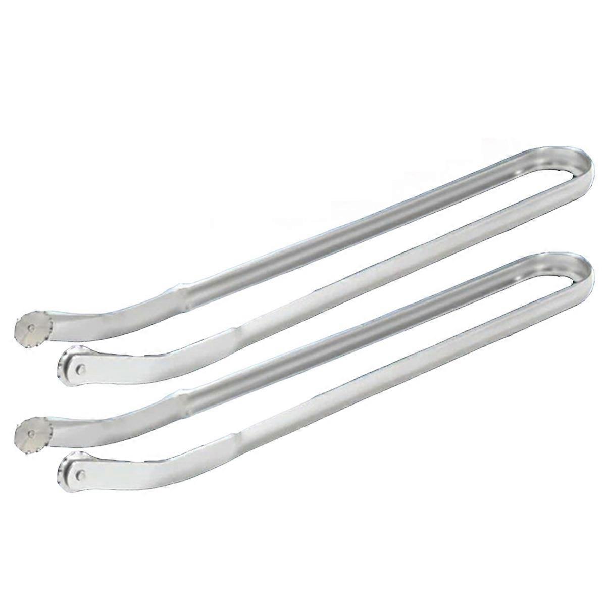 BBQ Sausage Stuffer Tongs, Long Handle Kitchen Tongs for Turning A