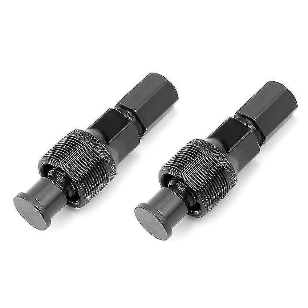 Bike Crank Puller Bicycle Crank Removal Compact Removal Tool Black, 2 Pcs