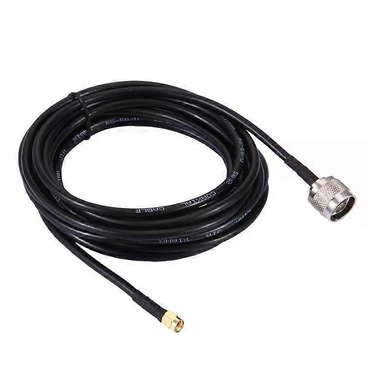 RP-SMA to N Male RG58 Cable-5m Length,High-Quality Connection,