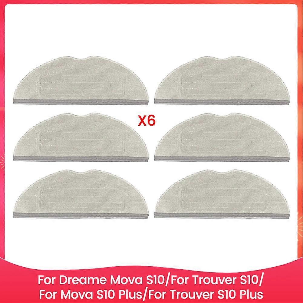 Mop Cloth Pads for S10/Trouver S10 Spare Parts 6PCS
