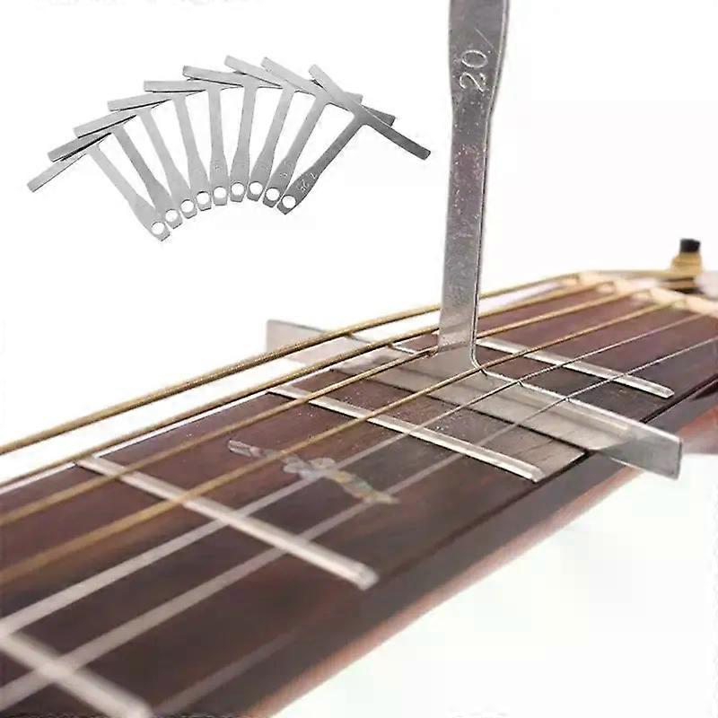 Guitar String Height Ruler Understring Luthier Tool String Action Ruler Radius Gauge Sturdy String Action Ruler Under String