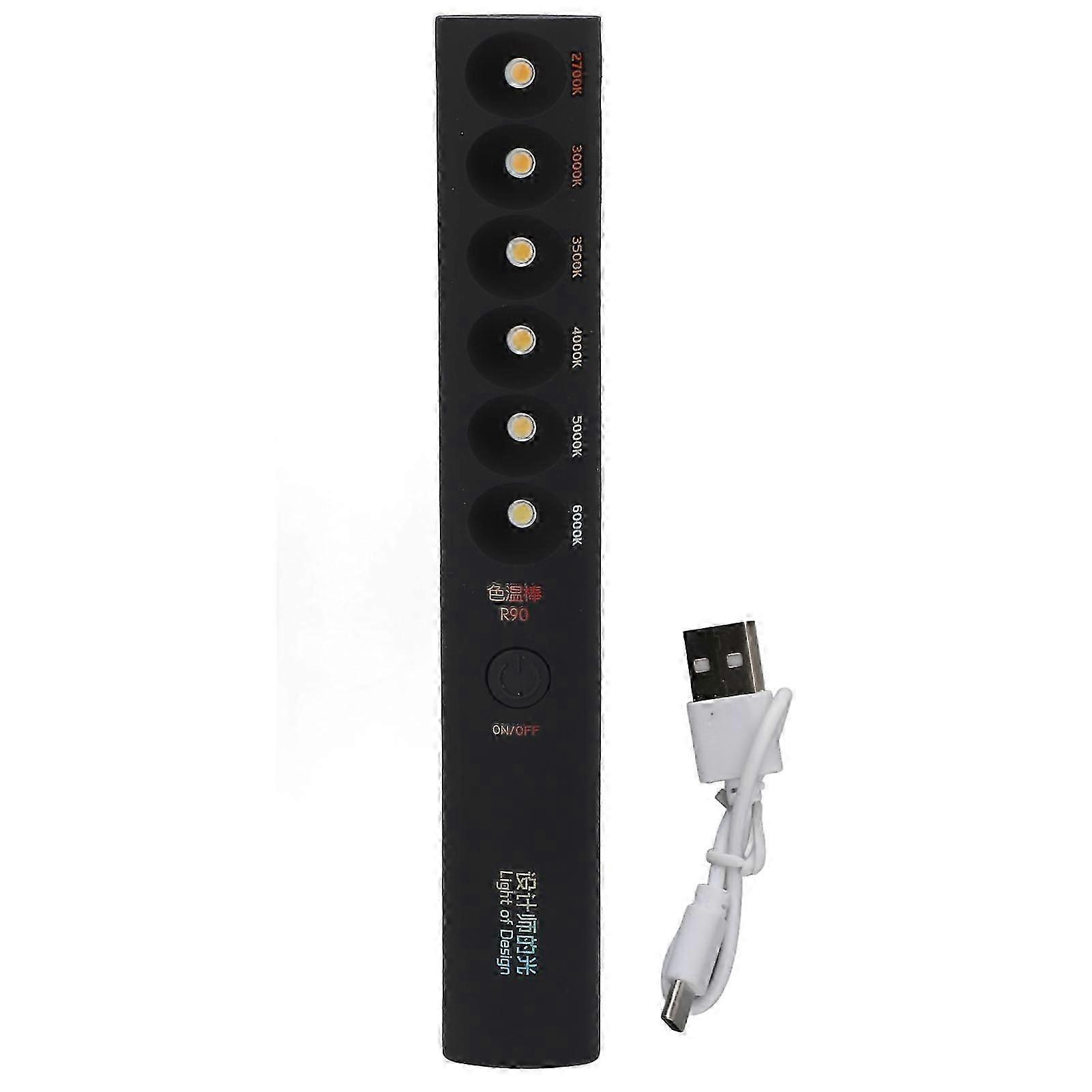 Color Temperature Light Stick 2700K-6000K, Rechargeable Photography Light Wand with 6 Modes, Portable LED Light for Studio/Video Lighting