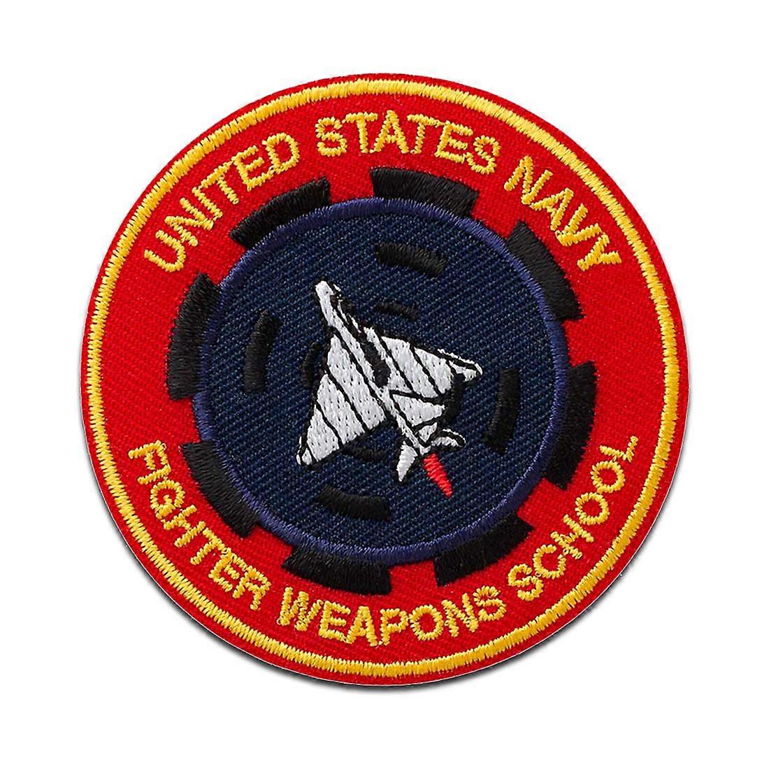 Top Gun School - patch, iron-on patch, iron-on patch, size: 6.6 x 6.6 cm