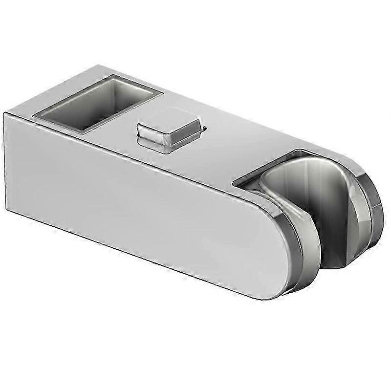 Plastic Chrome Plated Adjustable Height SquareShower Slider Bar Replacement Rail Head Holder Stand Bathroom Accessory DD