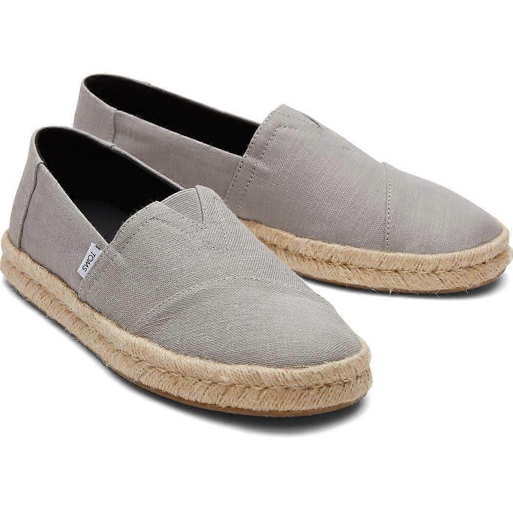 TOMS Alpargata Rope 2.0 灰色 100% 棉男鞋-12