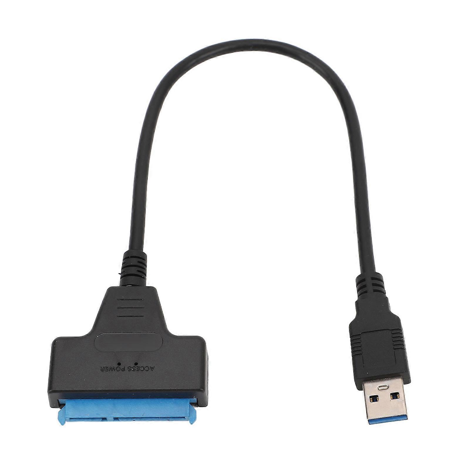 SATA to USB3.0 Adapter Cable Support UASP 6Gbps Hard Drive Converter 2.5 Inch HDD SSD Windows 98 2000 XP 7 8 for OS X