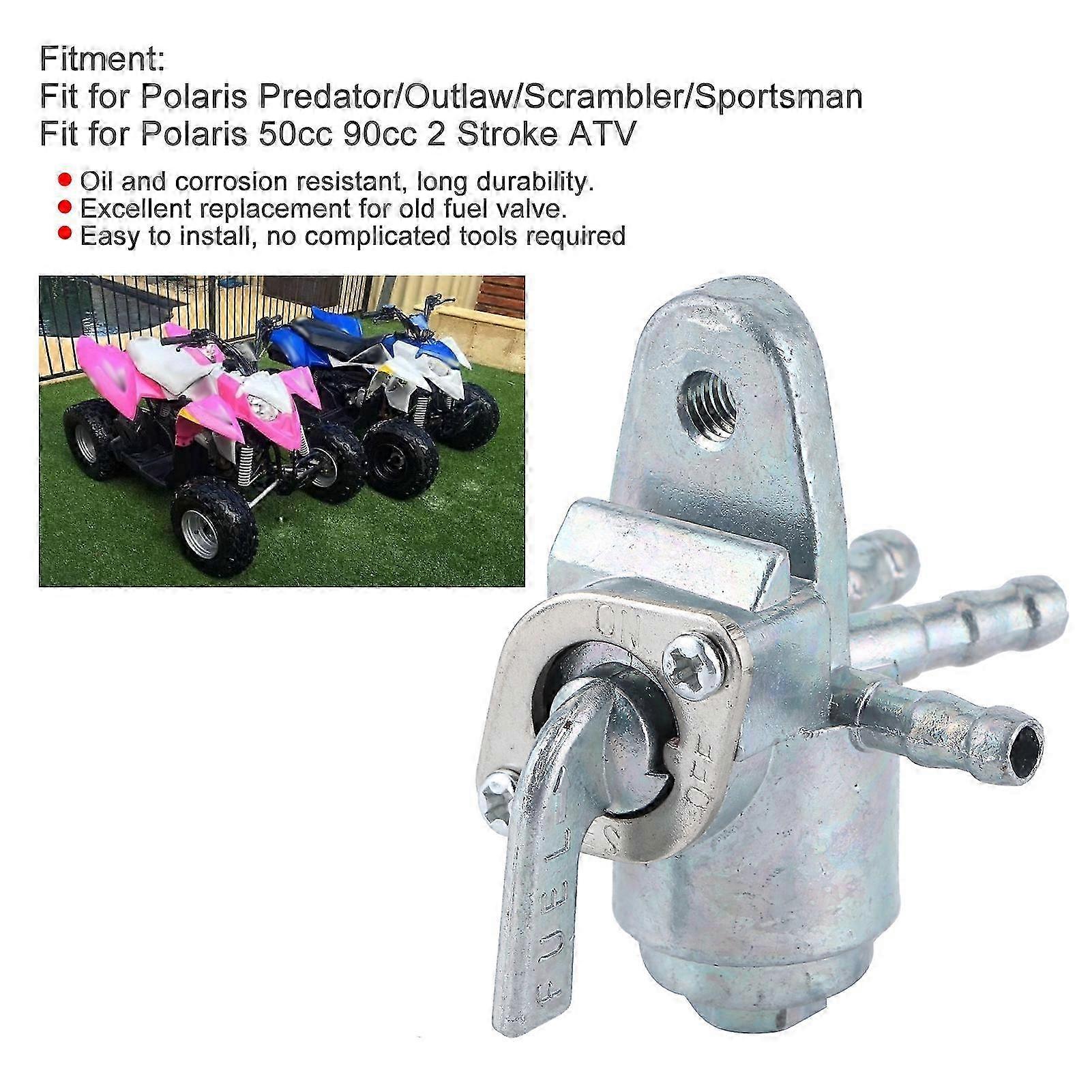 Polaris Predator 2 temps Moteur Carburant Petcock Valve OEM Mise à niveau
