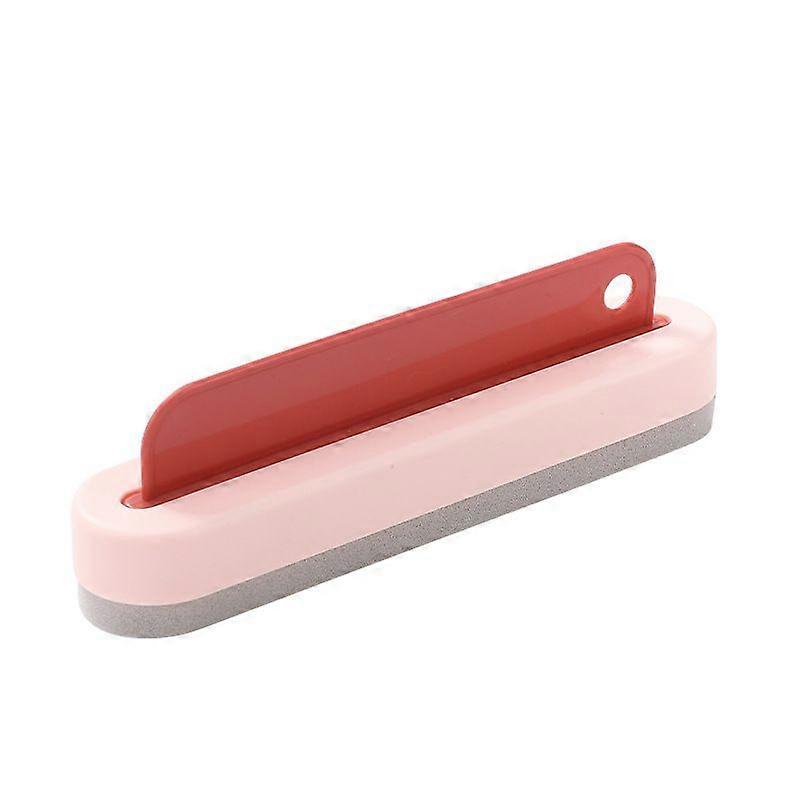 Multifunctional Shower Squeegee Car Mirror Squeegee Ceramic Tile Cleaning Brush, Pink