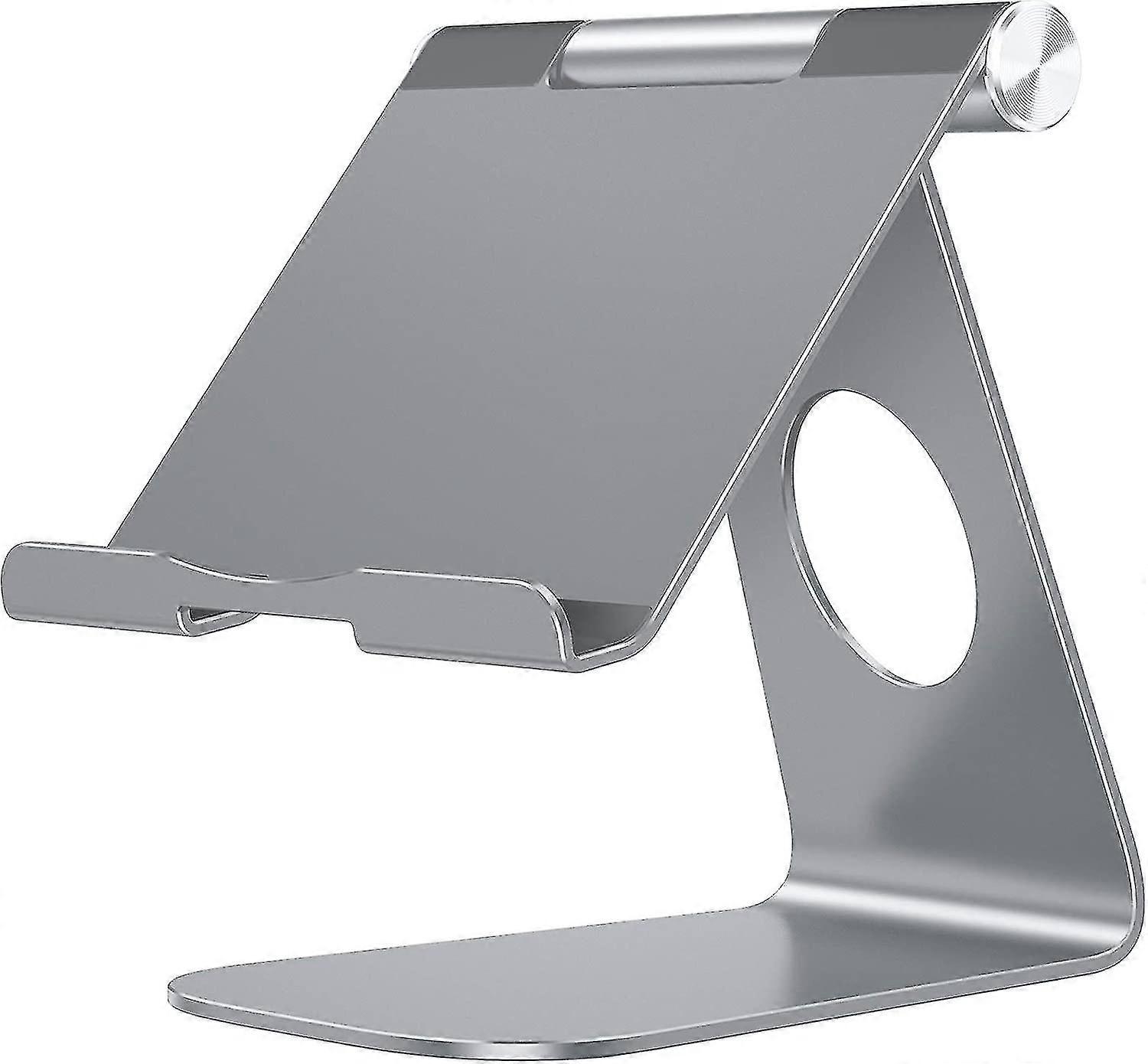 Aluminum Desktop Tablet Base with an Adjustable Stand