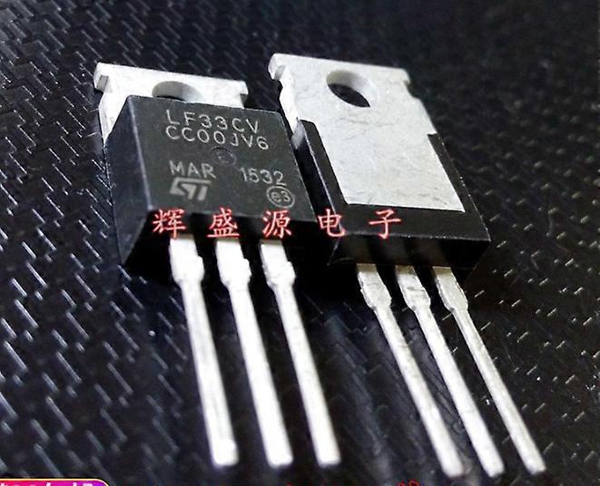 Mxy 10pcs LF33CV TO-220 LF33 LDO Pos Regulator 3.3V 0.5A 3-PinTO-220AB