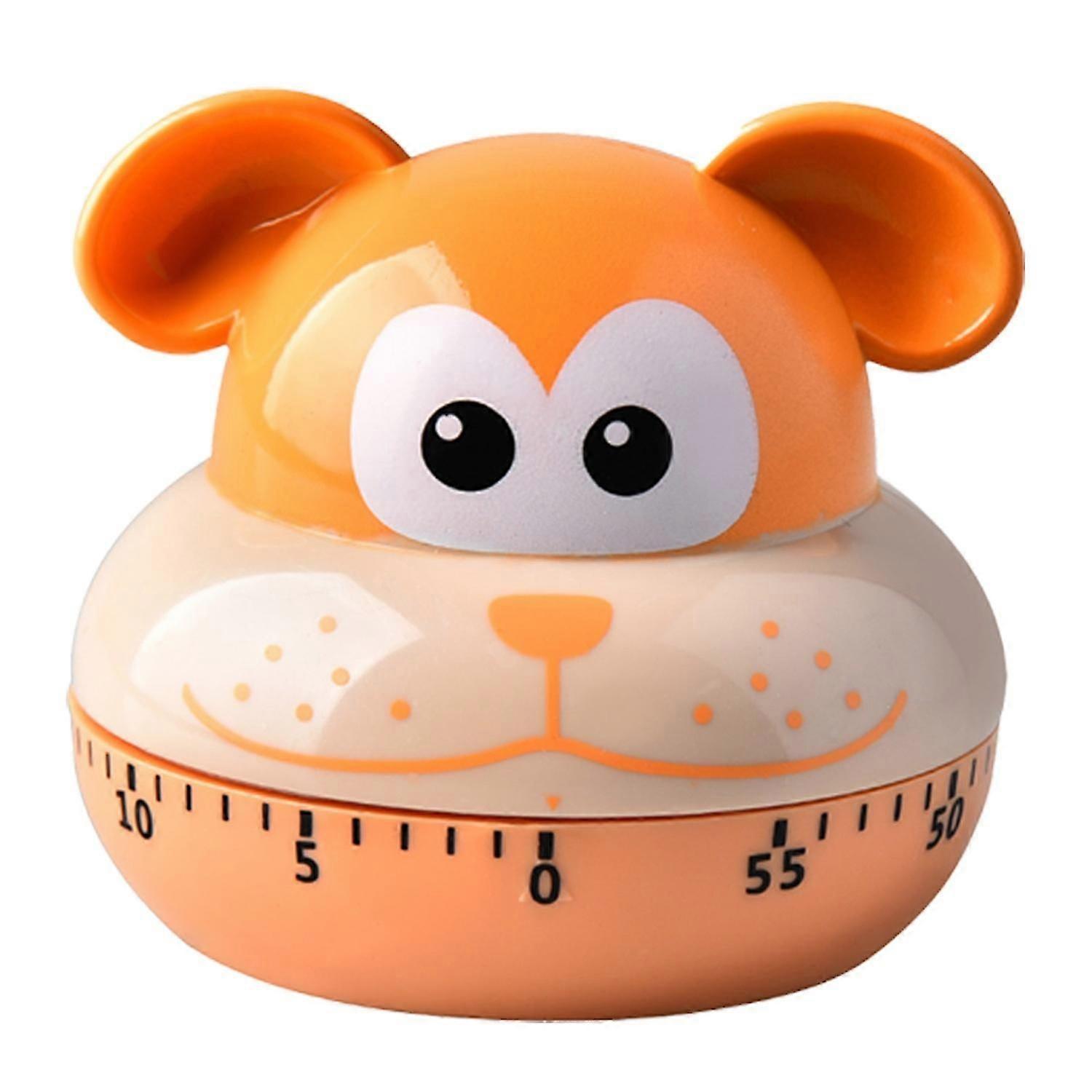 Timer Mechanical 60 Minute ABS Portable Cartoon Animal Timer for Kitchen