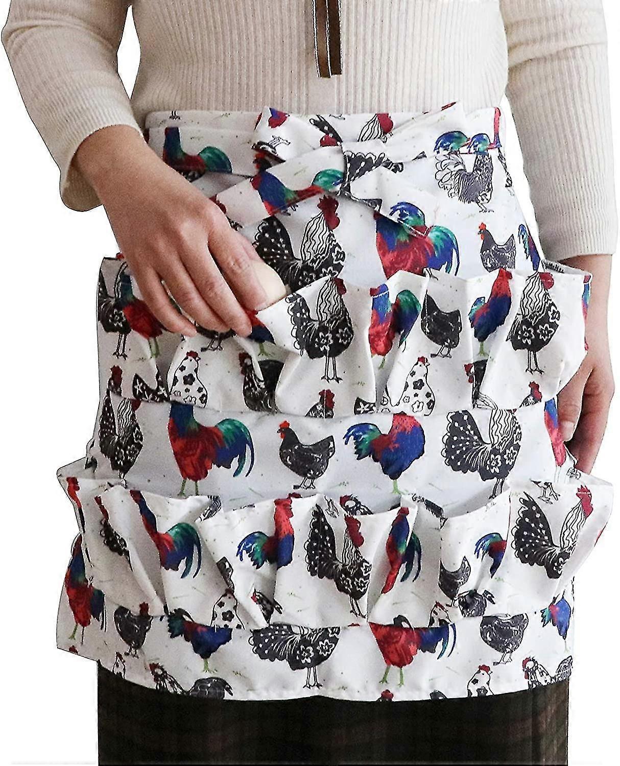 Chicken Egg Farm Eggs Gathering Collecting Apron Pocket Perfect For Holding Multiple Egg (adult)