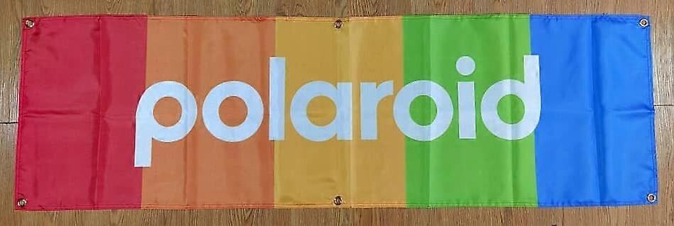 Polaroid Banner Sign Flag 1.5*5 Ft 45*150 CM QQT072