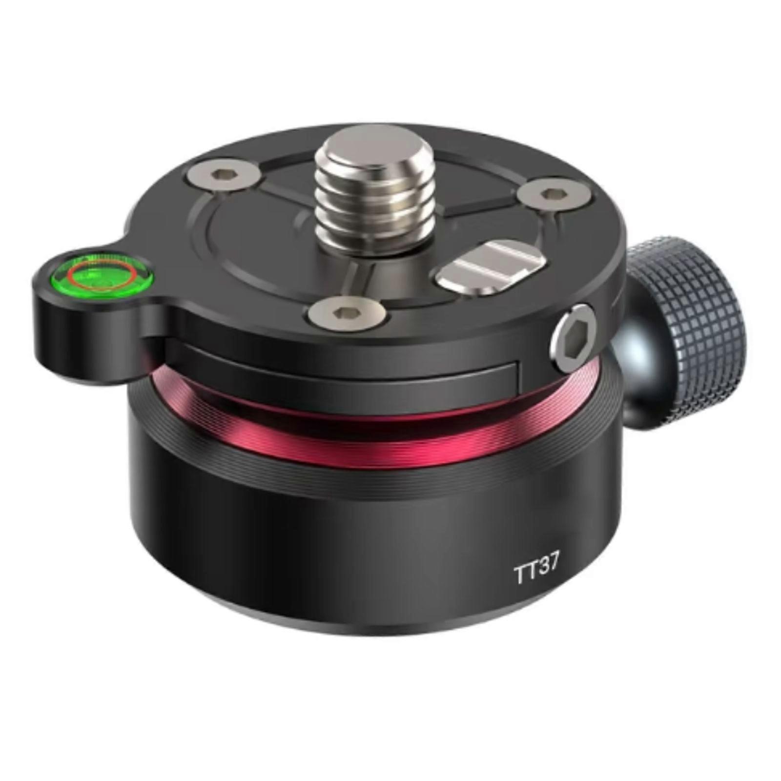 Tripod Leveling Base Aluminum Leveler Adjusting Plate for DSLR Camera Tripods Monopods Hydraulic Damping Gimbals