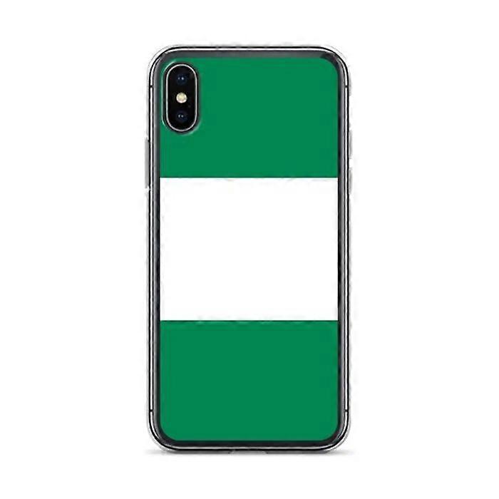 iPhone Case - Nigeria Flag - iPhone XS - Soft Silicone - Slim and Lightweight Design