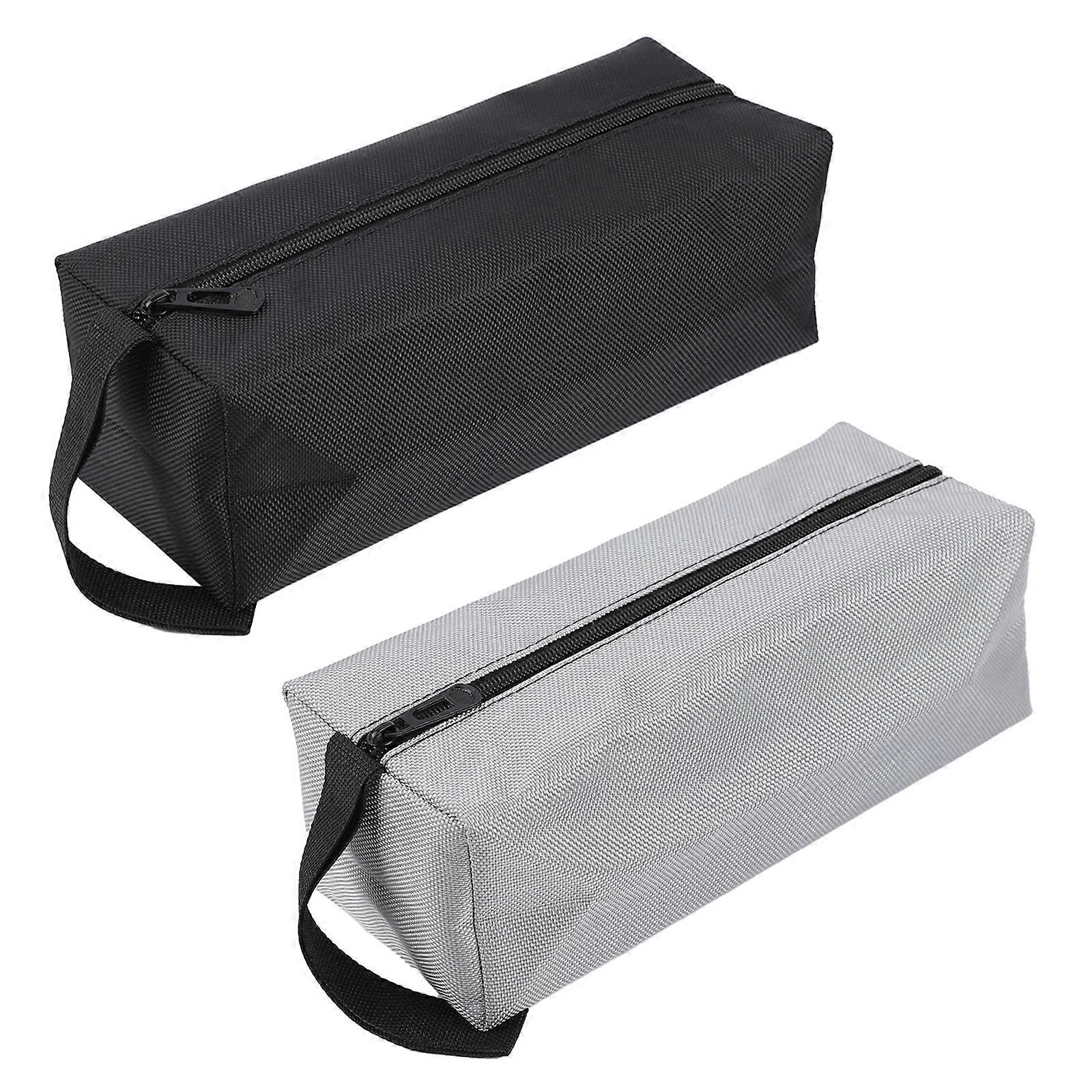 Durable Canvas Zipper Tool Pouches Versatile Tool Bag Organizers,Screwdriver Tool Bag Reliable Protect (Pack of 2)