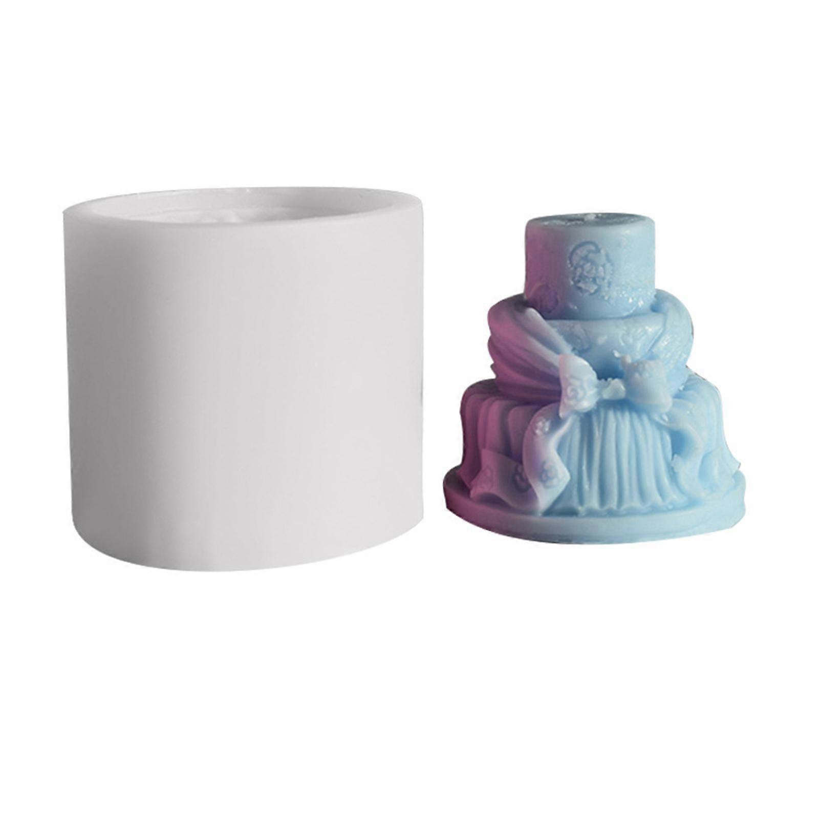 Bow Cake Mould Birthday Cake Chocolate Baking Mold Diy Candle Soap Silicone Moulds