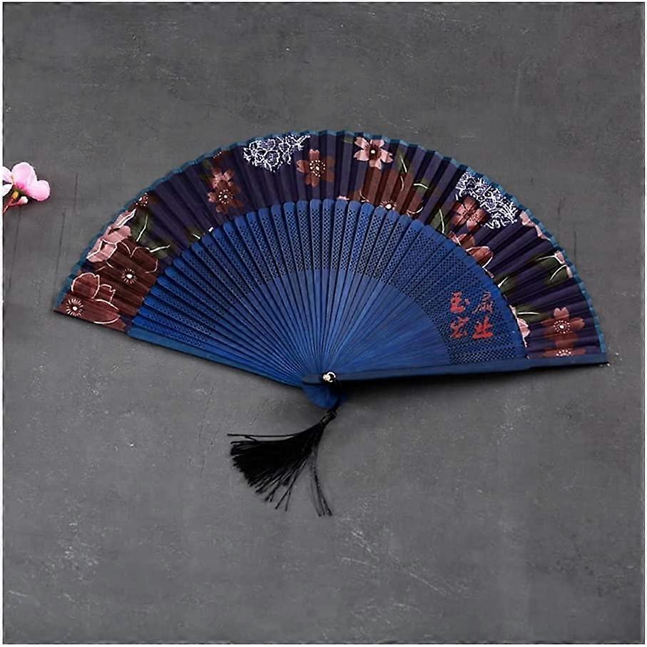 Exquisite Hand Fan - Chinese Style Compact Folding Fan for Ladies, Portable Summer Dance Hanfu Cheongsam in Classic Designs