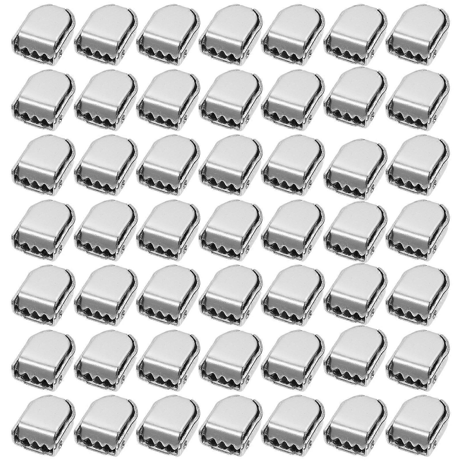 100pcs Durable Metal Shoelace Clips for Sneakers & Trainers – Connectors for Those Who Struggle with Tying Laces