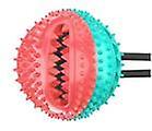 Multifunctional dog cat safe elastic cleaning teeth ball