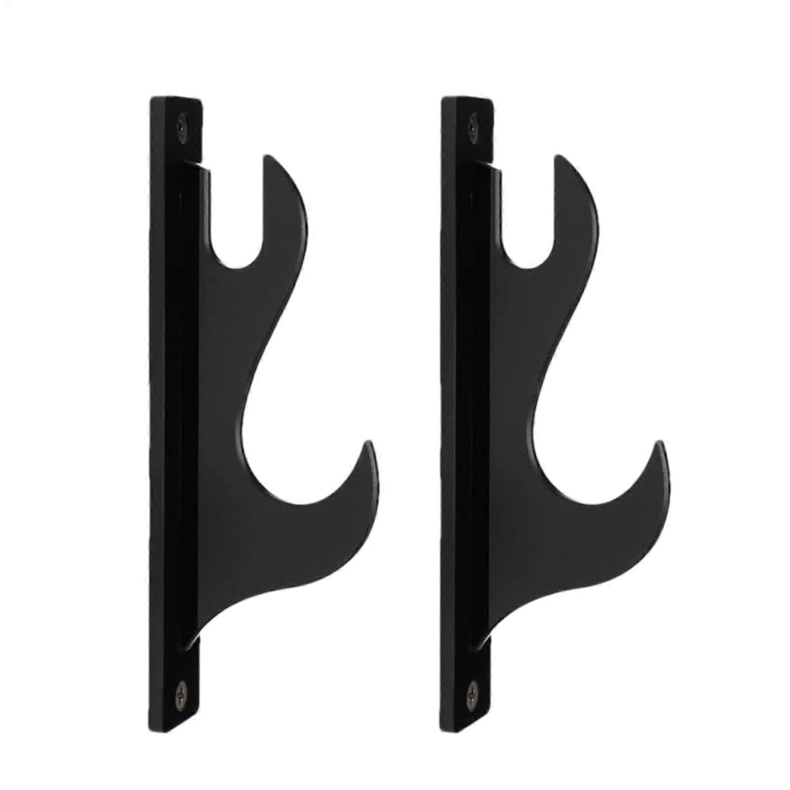 Lichtschwert-Wandhalterung Set – Acryl Lichtschwert Halterung Schwarz für Präsentation und Display, Kompatibel mit allen Modellen