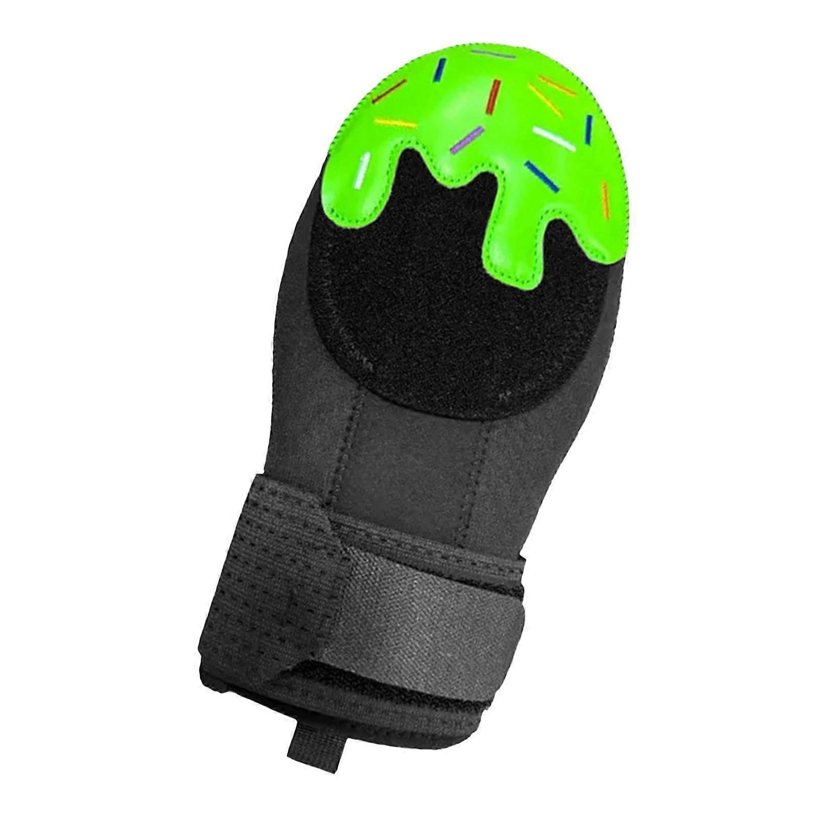 Gleithandschuh (sliding glove) Schtzender BaserunningGleithandschuh, BaseballGleitpads mit elastischem Riemen fr die rechte oder linke Hand Grn