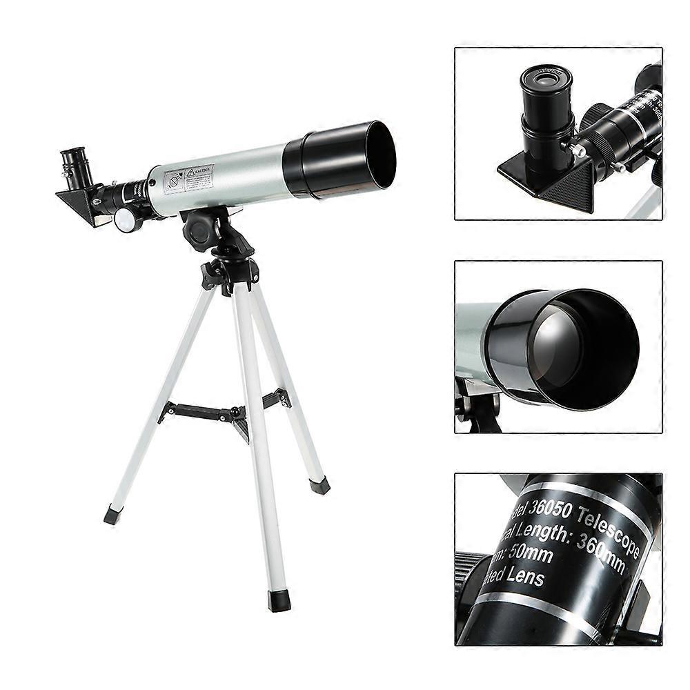 Outdoor 90X Zoom Telescope 360x50mm Refractive Space Astronomical Telescope Monocular Travel Spotting Scope with Tripod
