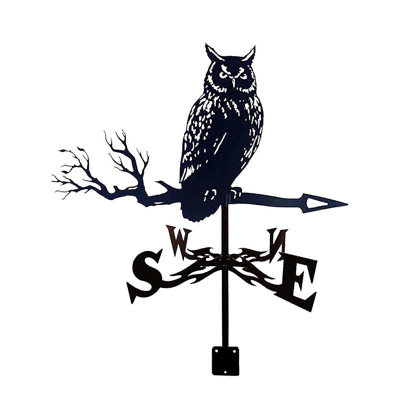 weather vane owl shape mounting roof with mounting bracket