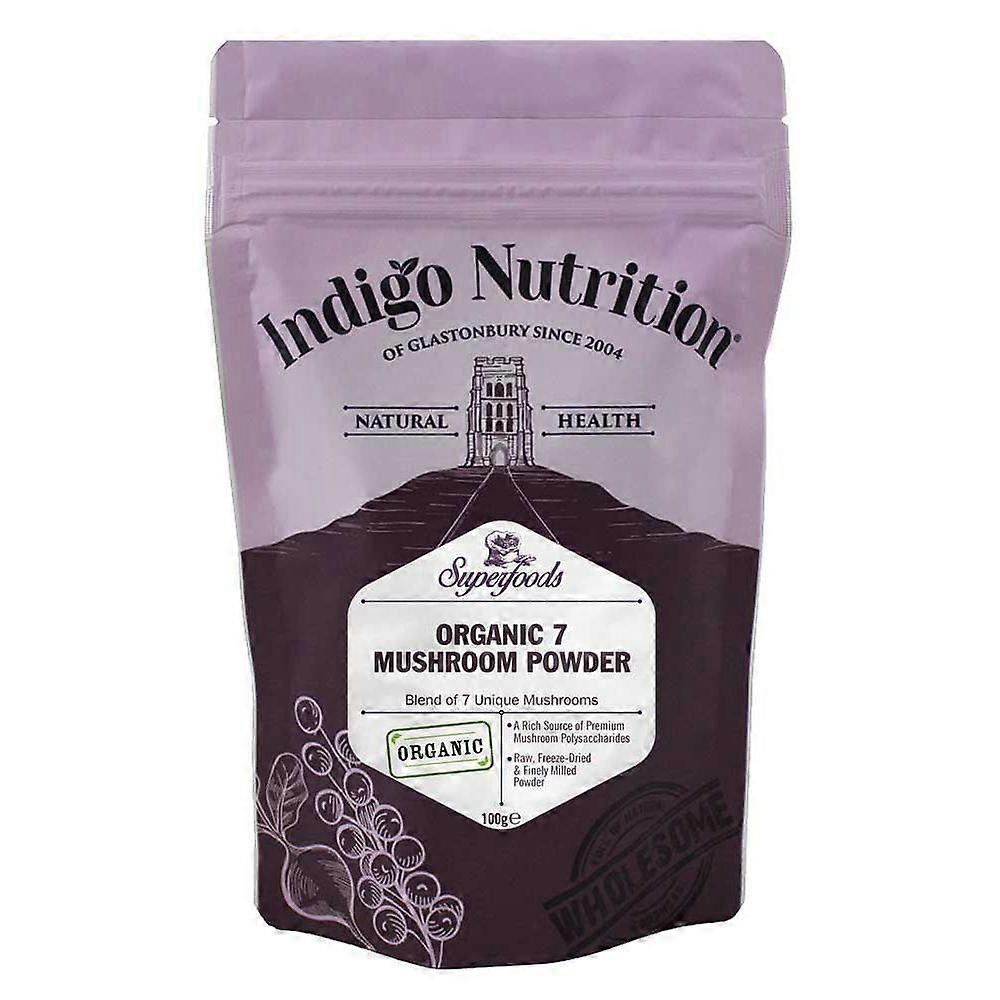 Indigo Herbs Organic 7 Mushroom Blend 100g