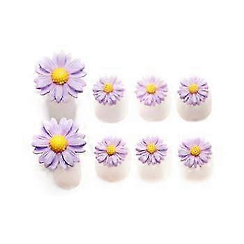 Daisy Flower Silicone Toe Separators Toe Spacers Pedicures Nail Art Tools 1