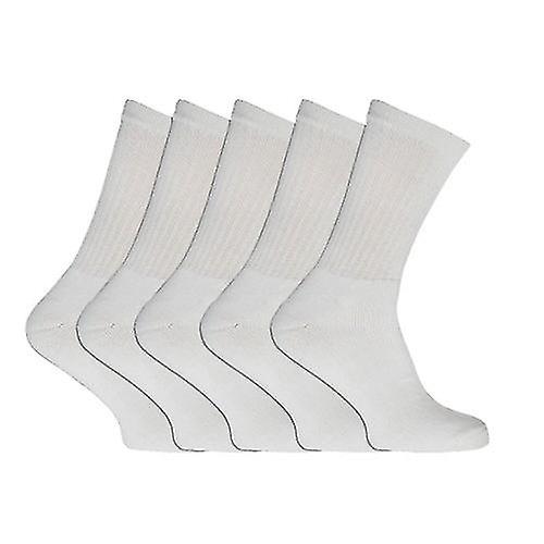 Mens Plain Sports Socks (Pack Of 5)