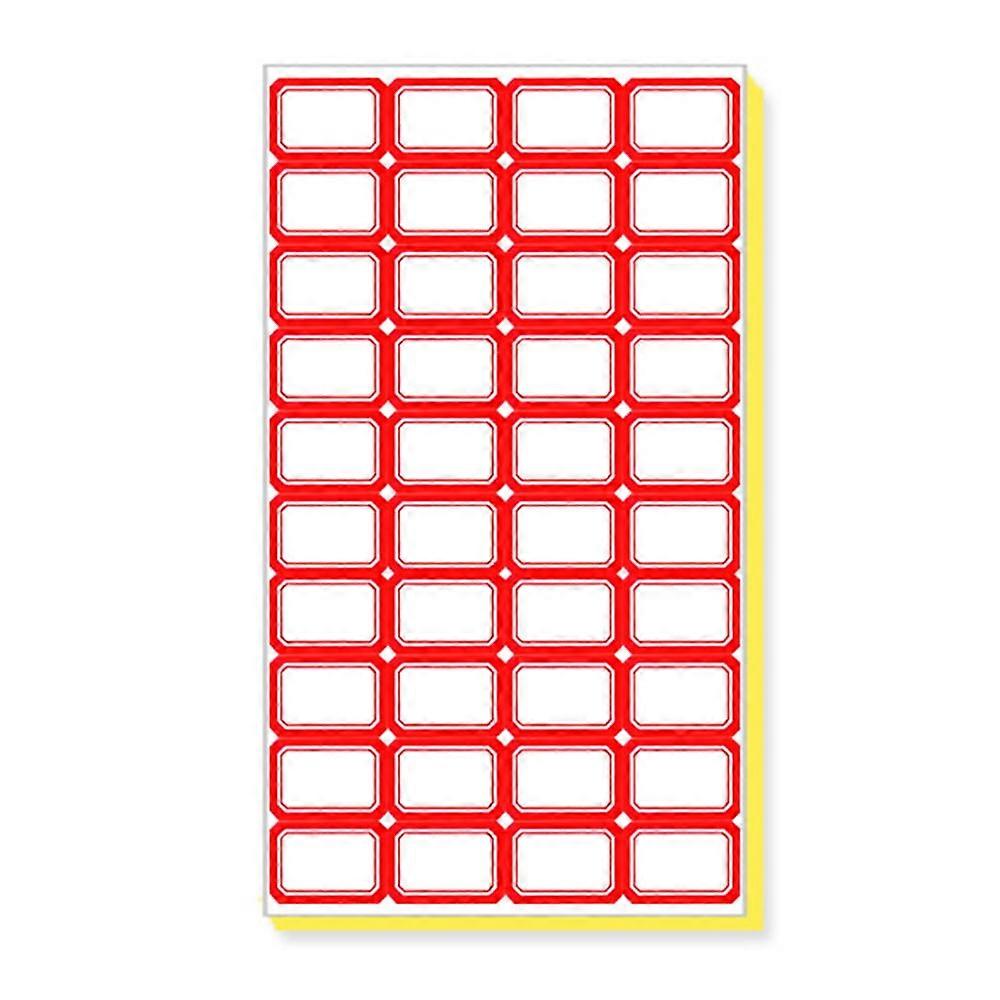 140 sheets, - File Folder Labels Stickers,Waterproof Label Name Label Sticker - Red/Blue