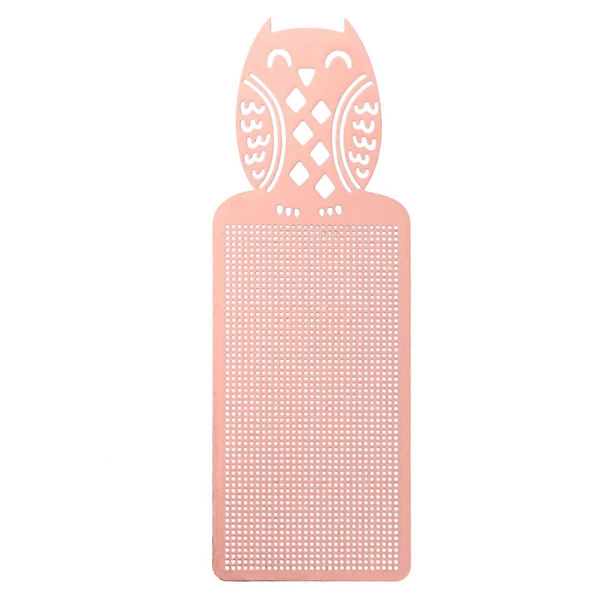 Creative Owl Metal Bookmark Diy Cross Stitch Book Marking Page For Reading Diy Crafting In Copper 2Pcs
