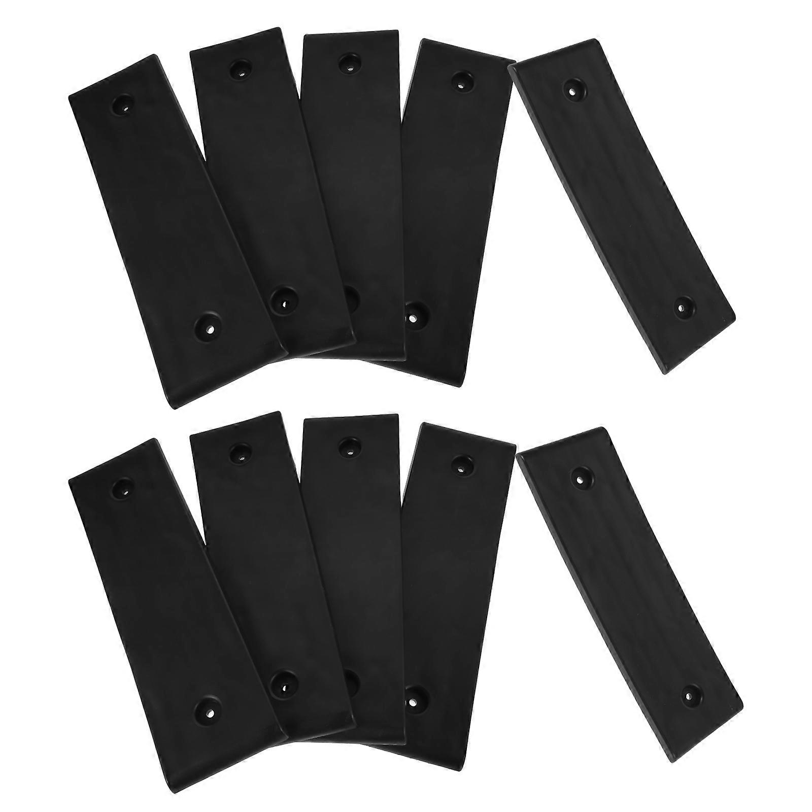 Boat Trailer Bed Slide Pads Waterproof Easy To Install For Boat Owners Marine Enthusiasts Black 10Pcs