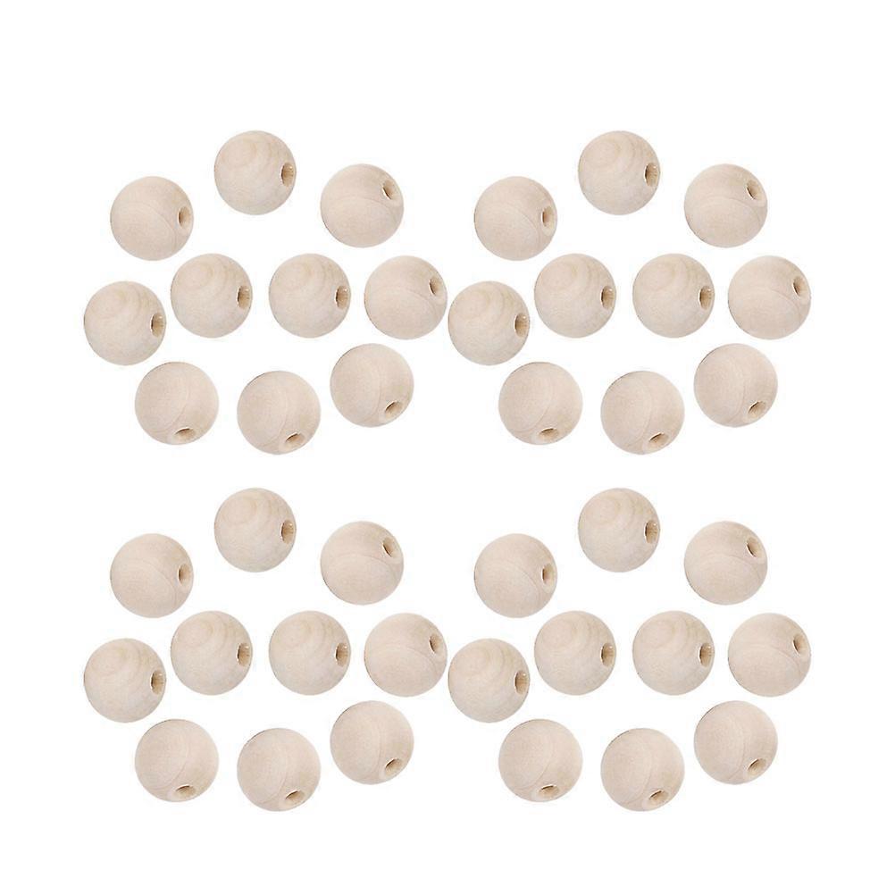 Beads For Bracelet Making Round Wooden Beads Diy Craft Jewelry Accessories 6mm Light Yellow 1200Pcs