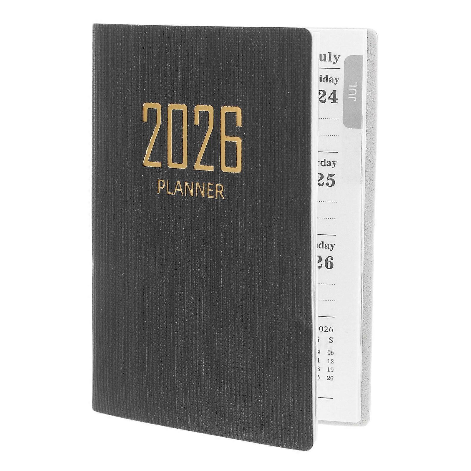 Compact Weekly Pocket Planner with Thick Notepad – Portable Daily Organizer for Students, Professionals, Travel & Goal Setting