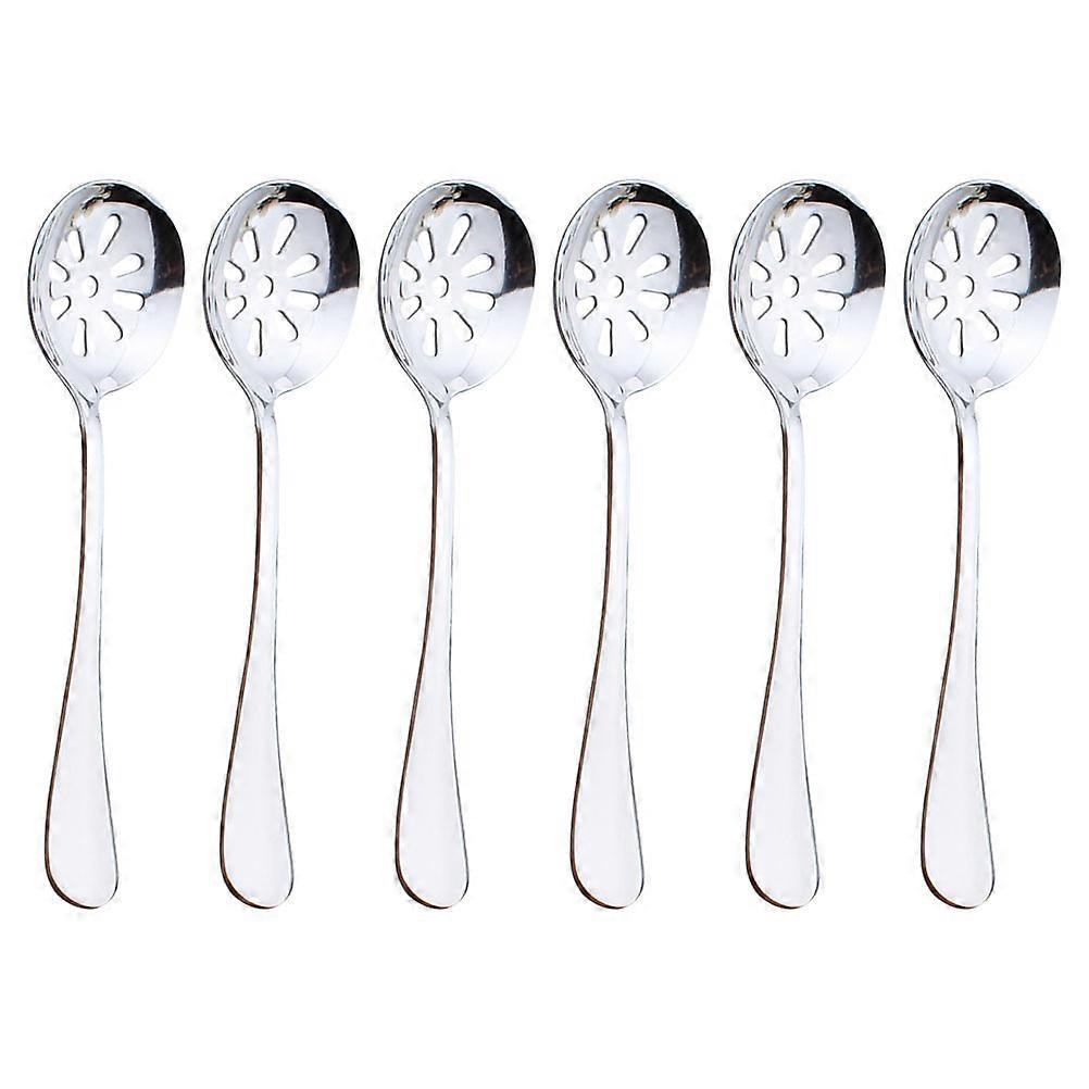 Serving Utensils Slotted Spoons For Serving Fruit Serving Kitchen Gadgets 6Pcs