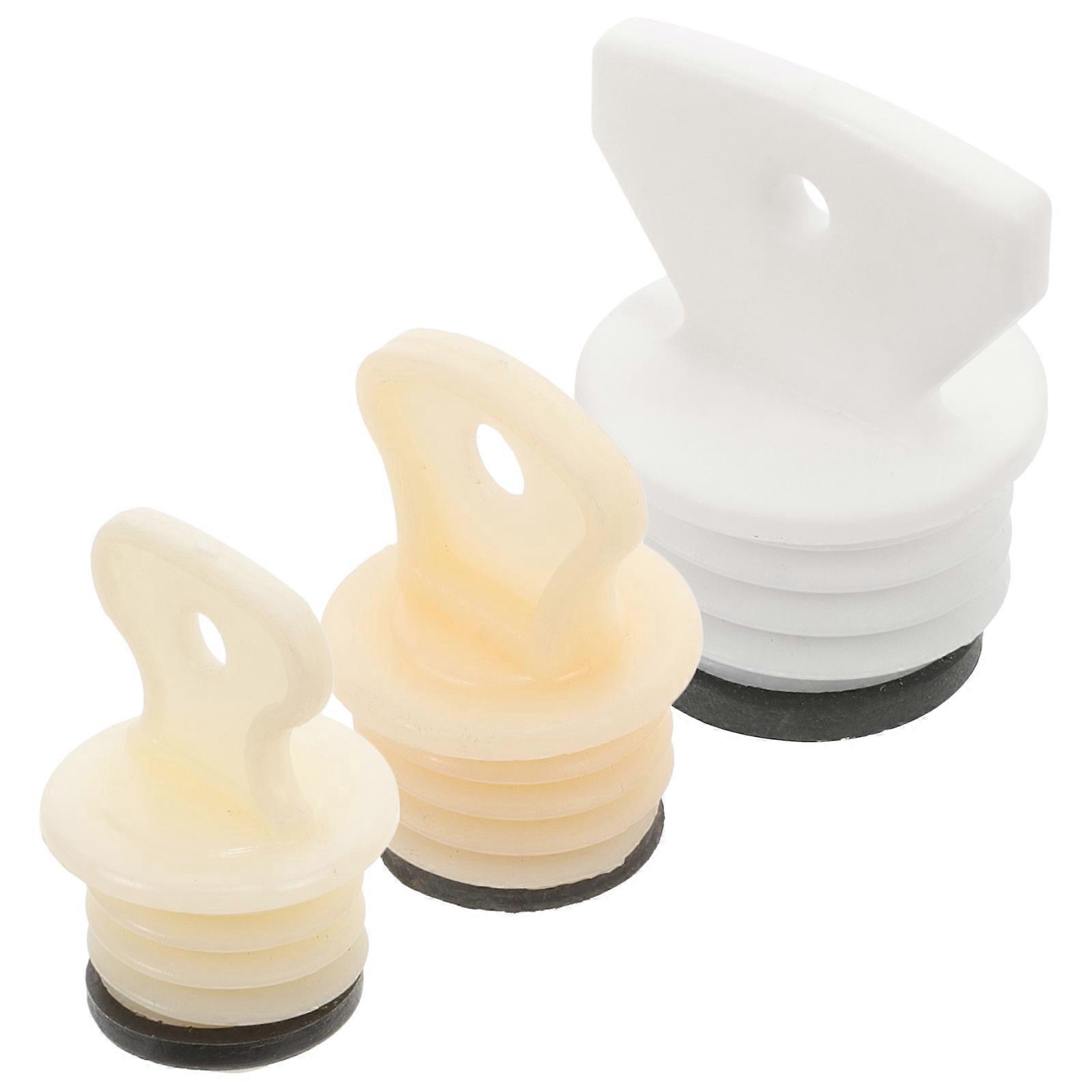 Leakproof Hot Water Bottle Stopper Rubber Plug 3Pcs Kit
