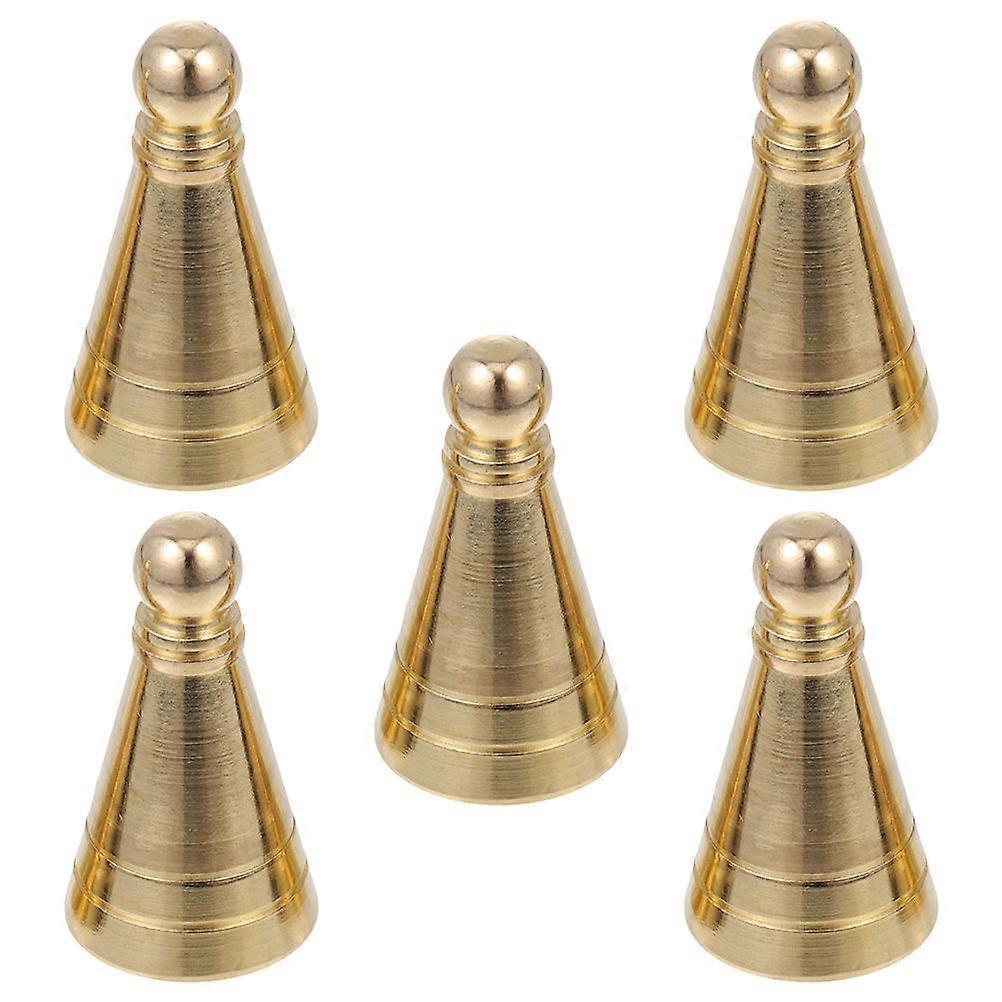 Metal Cone Mold Copper Incense Press Mold Accessory for Home Use 5Set