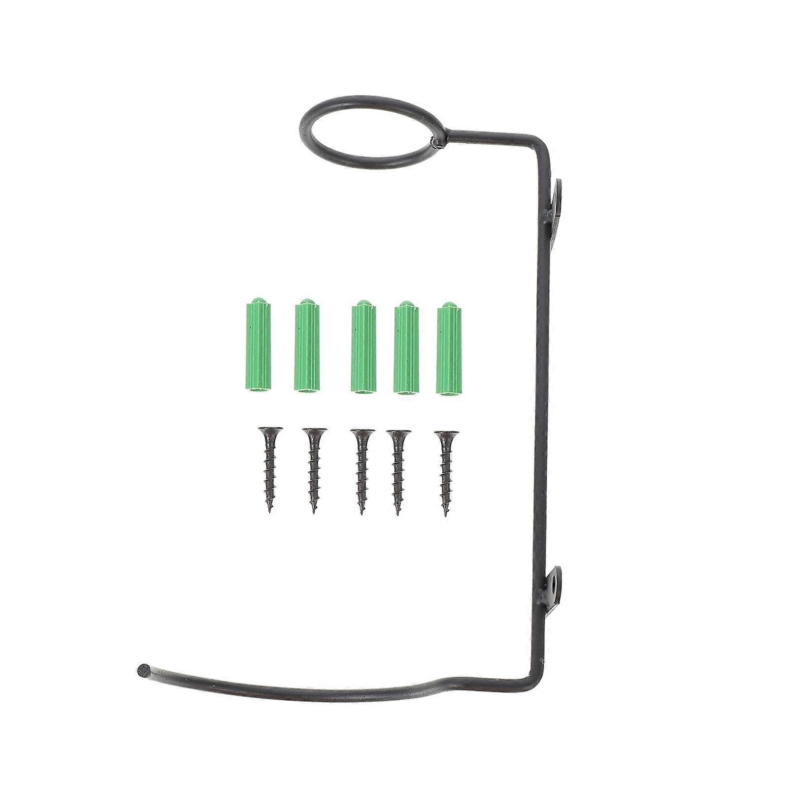 Black Iron Holder for Storage Creative Shelf 1 Pc Suitable for Home Kitchen